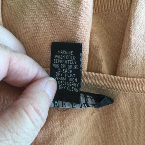 Spenser Jeremy Coral Silk Blend Cardigan Sweater, Large - Picture 6 of 6